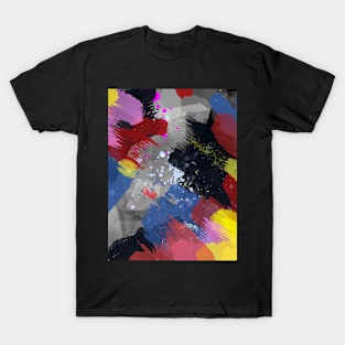 Chaos I Abstract Art Digital Painting T-Shirt